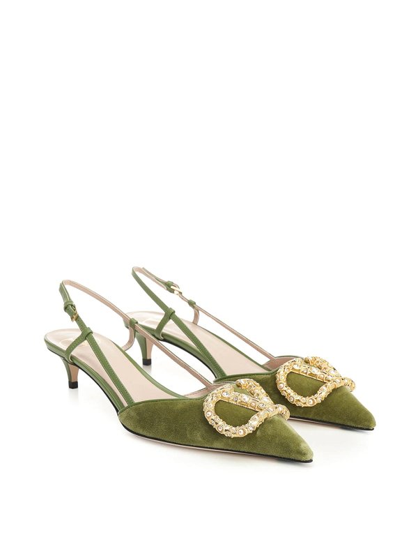 VALENTINO GARAVANI: sandals online - Velvet Slingback