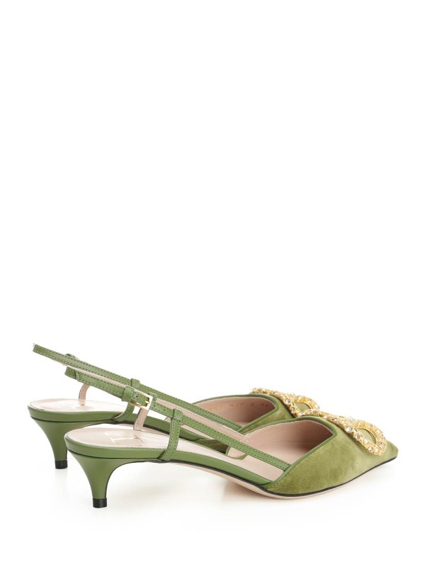The Best Shops VALENTINO GARAVANI: sandals - Velvet Slingback