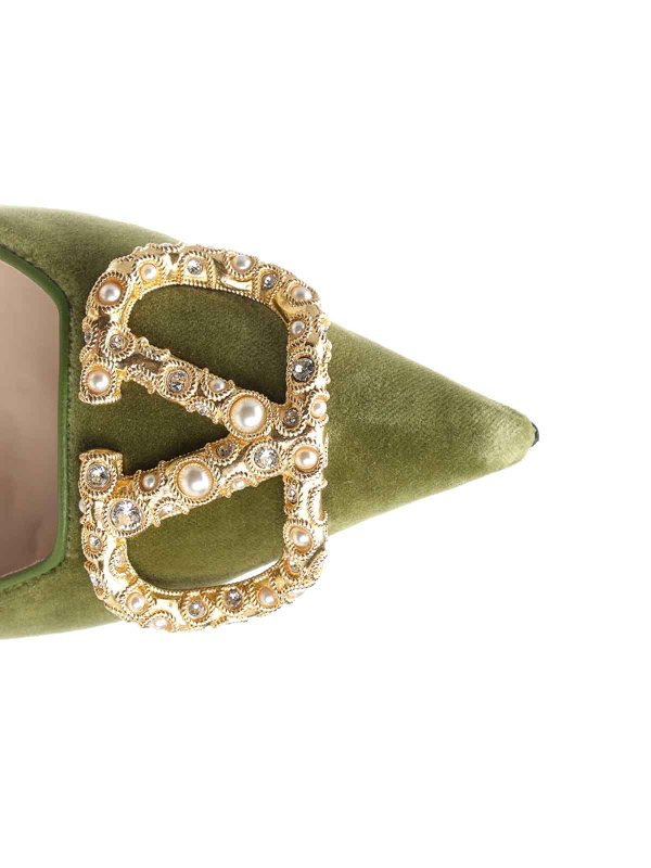 Velvet Slingback shop online: VALENTINO GARAVANI