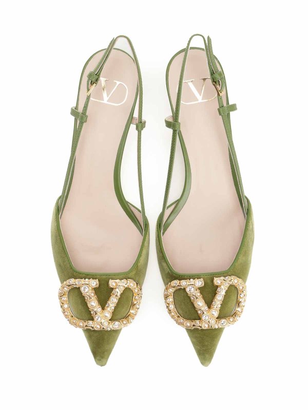 VALENTINO GARAVANI buy online Velvet Slingback