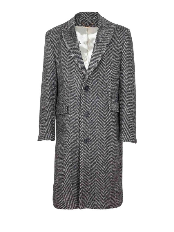 GOLDEN GOOSE: ニーレングスコート - 膝丈コート - ベージュ