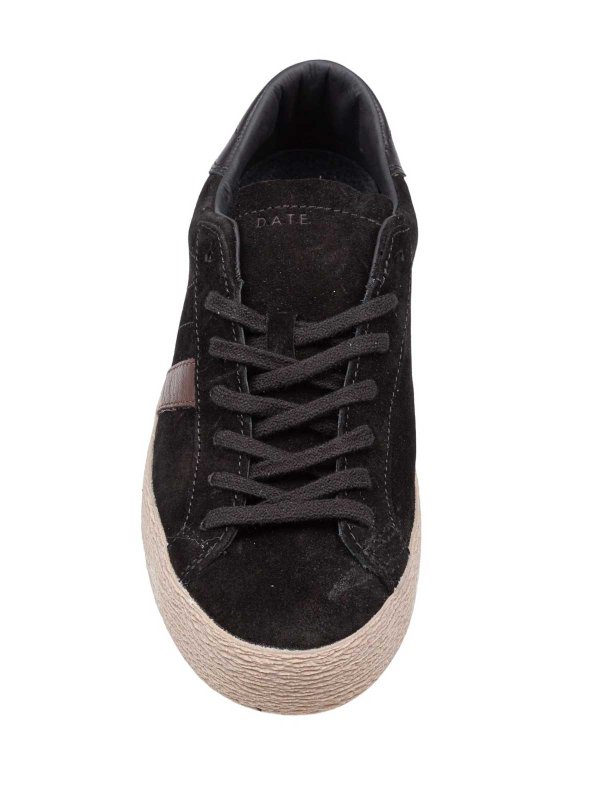 D.A.T.E.: trainers online - Hill Low Sneakers In Black Suede
