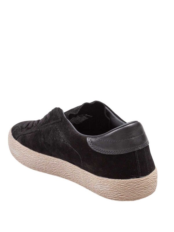 The Best Shops D.A.T.E.: trainers - Hill Low Sneakers In Black Suede