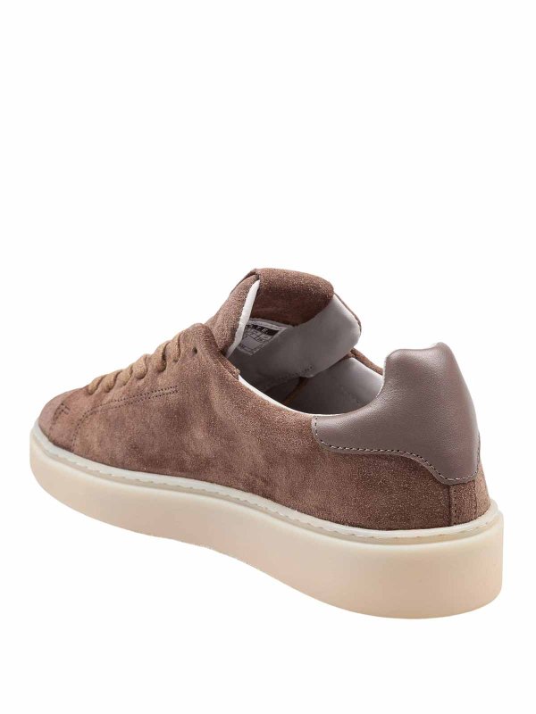 The Best Shops D.A.T.E.: trainers - Levante Sneakers In Taupe Suede