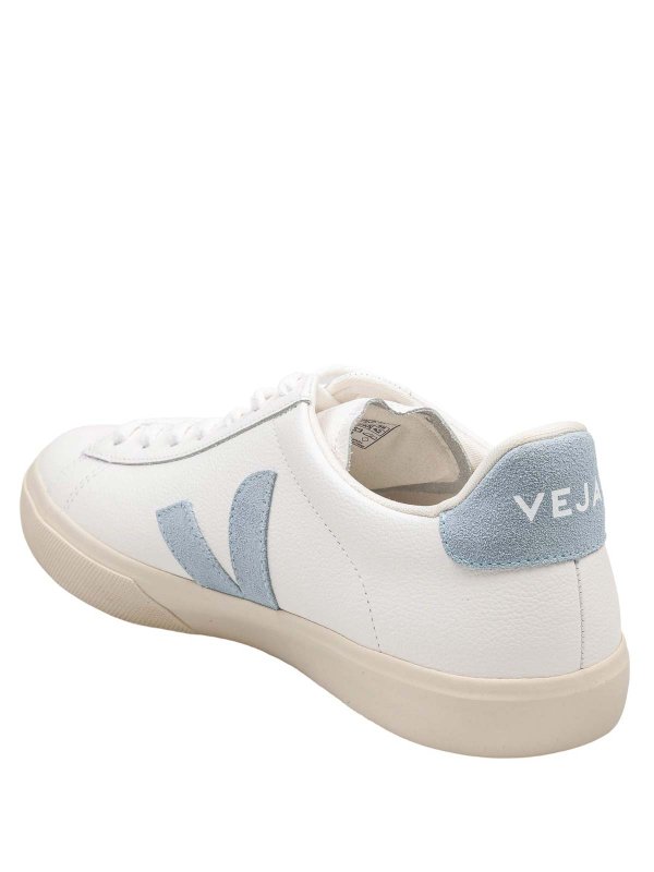 The Best Shops VEJA: trainers - Chromefree Field In White/Light Blue Leather