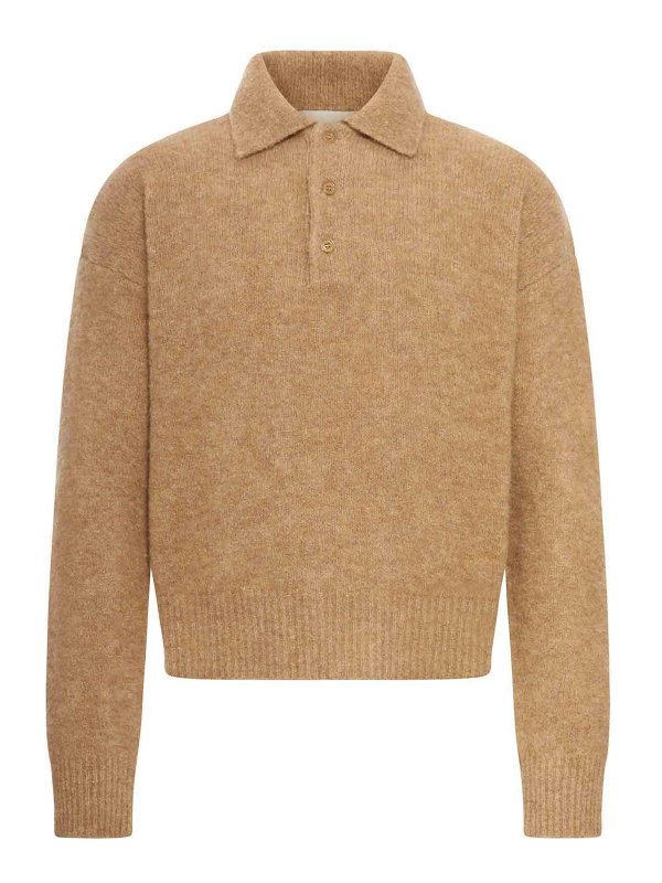 AMI PARIS: Poloshirts - Poloshirt - Braun