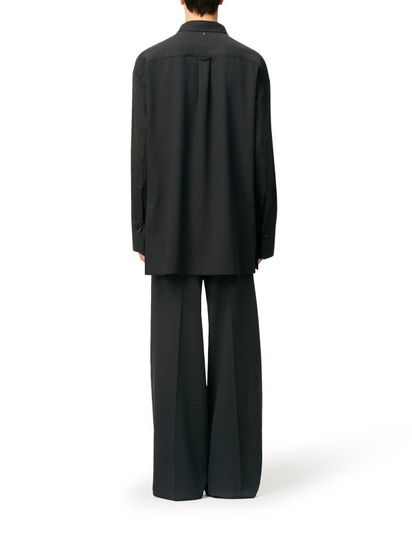 Longue Chemise In Knitted Wool shop online: AMI PARIS