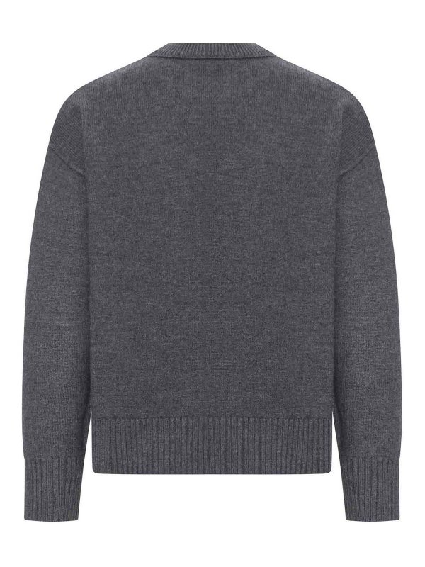 AMI PARIS: クルーネック online - クルーネック - グレー