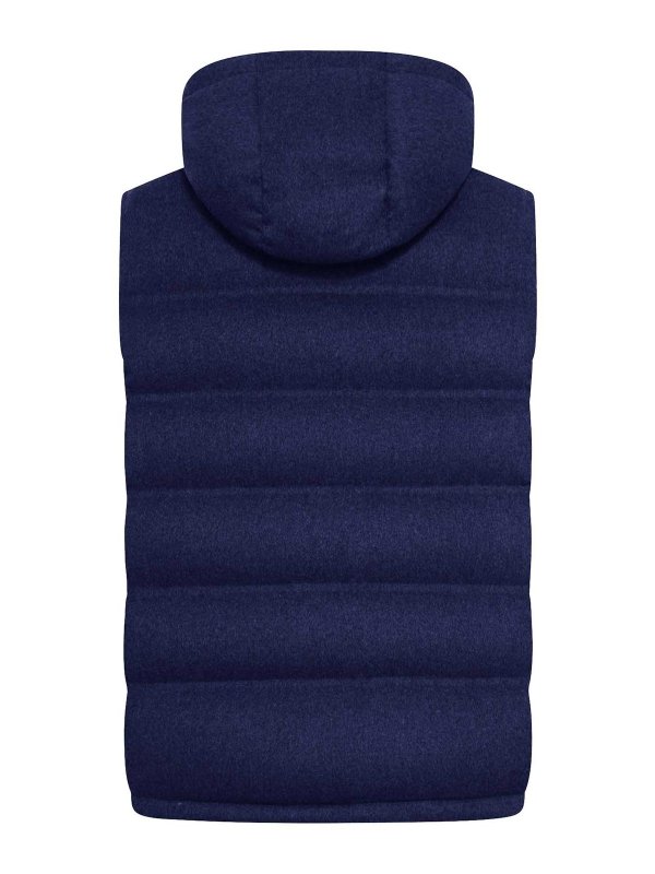 BRUNELLO CUCINELLI: Kurze Daunenjacken online - Daunenjacke - Blau