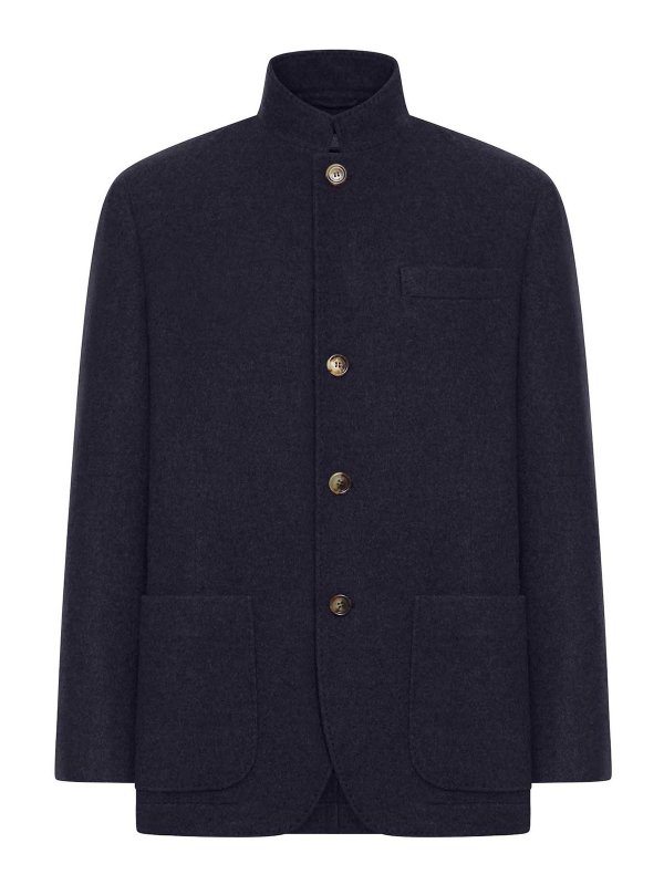 BRUNELLO CUCINELLI: Casualjacken - Casualjacke - Blau