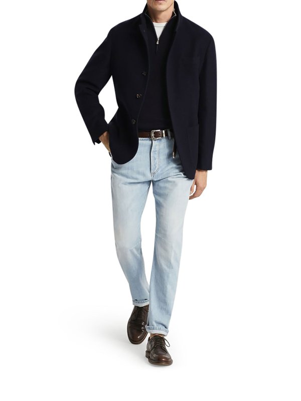 BRUNELLO CUCINELLI: Casualjacken online - Casualjacke - Blau