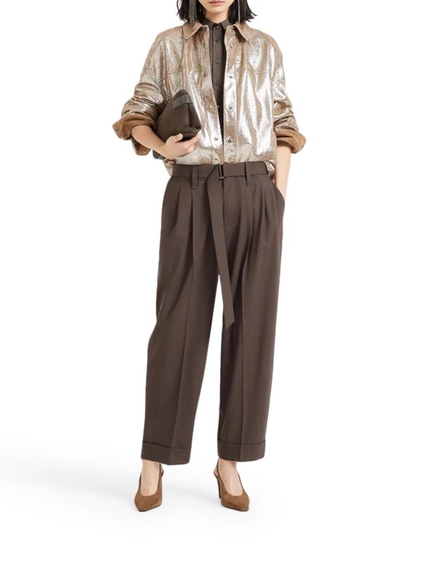 BRUNELLO CUCINELLI: Maßgeschneiderte und Formale Hosen online - Hose aus Wolle