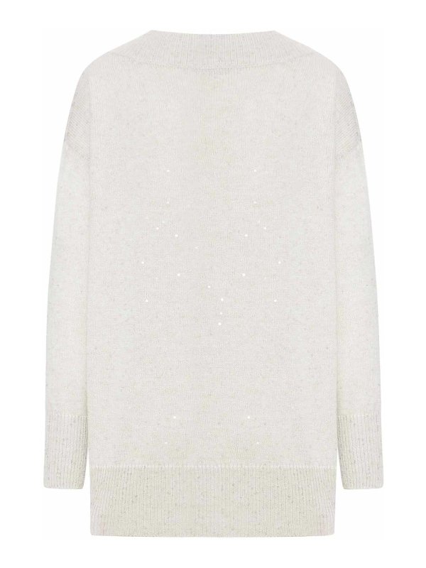 BRUNELLO CUCINELLI: Suéteres con cuello pico online - Suéter Cuello Redondo