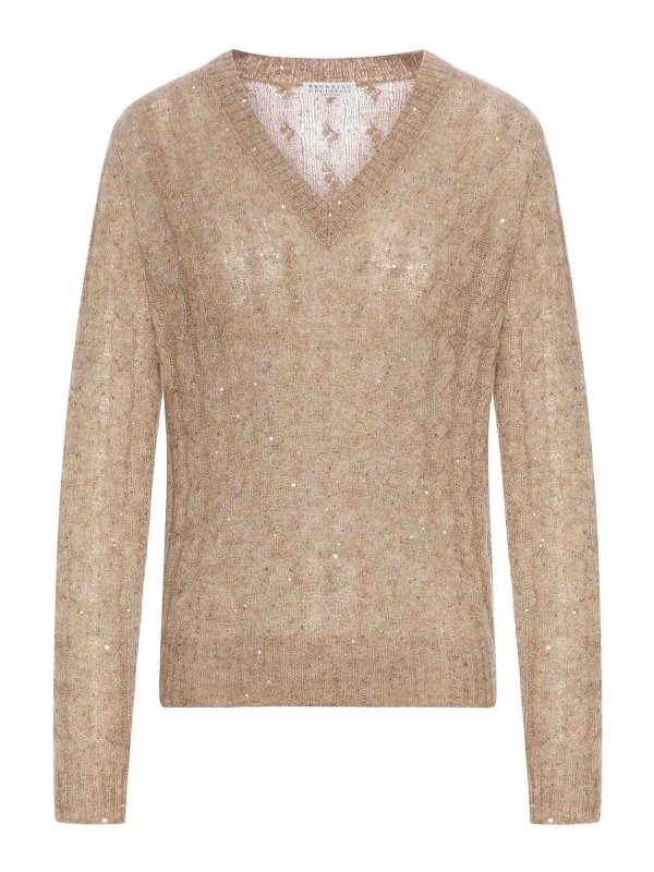 BRUNELLO CUCINELLI: v necks - V-neck sweater
