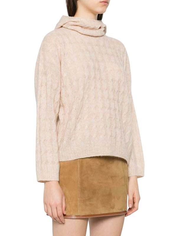The Best Shops BRUNELLO CUCINELLI: crew necks - Cashmere Blend Hooded Sweater
