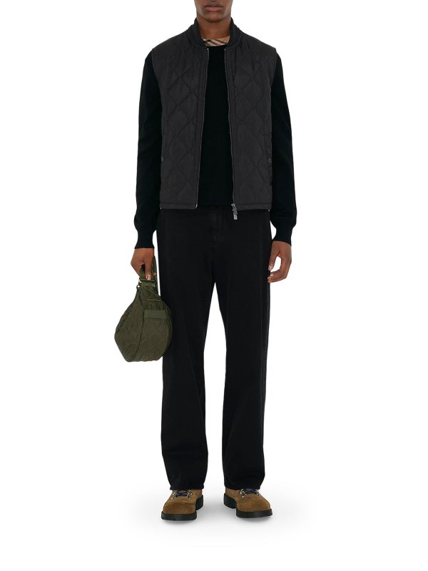 BURBERRY: ベスト online - ベスト - 黒