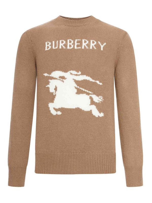 BURBERRY: クルーネック - クルーネック - ブラウン