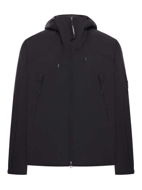 C.P. COMPANY: Kurze Daunenjacken - Daunenjacke - Schwarz