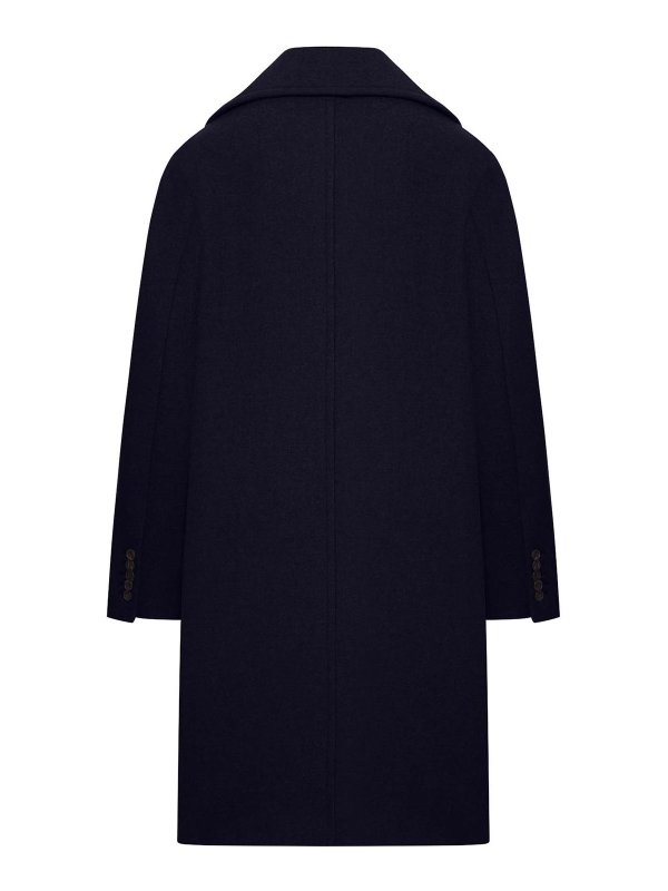 DRIES VAN NOTEN: long coats online - Double-Breasted Coat