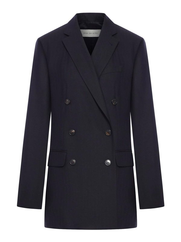 DRIES VAN NOTEN: giacche blazer - Blazer oversize in lana