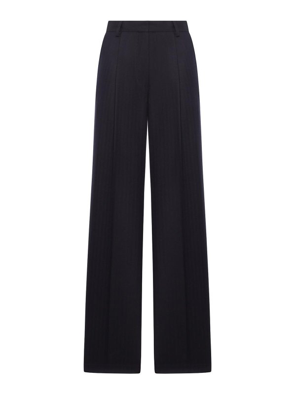 DRIES VAN NOTEN: Tailored & Formal trousers - Tailored Wool Trousers