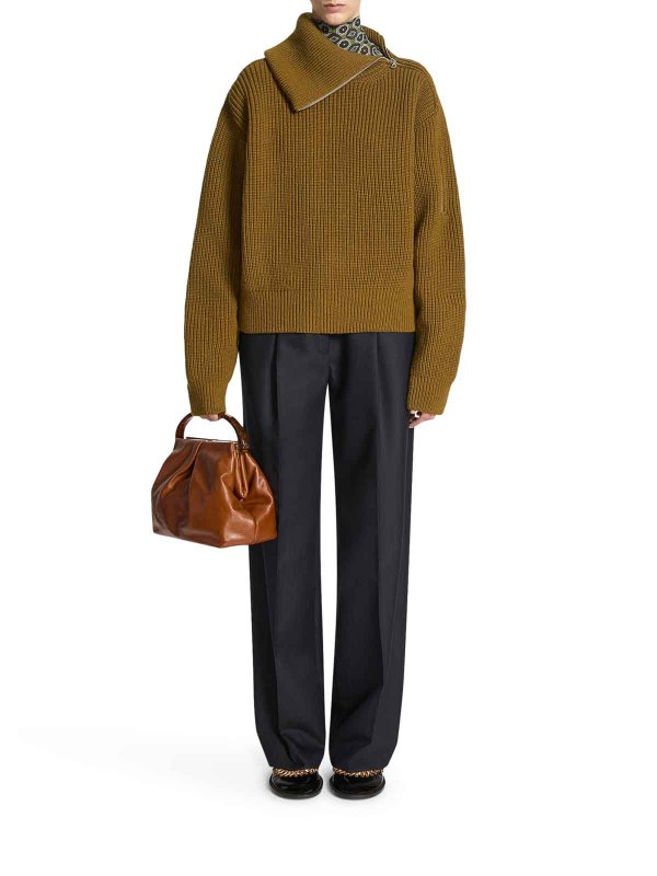 DRIES VAN NOTEN: Tailored & Formal trousers online - Tailored Wool Trousers