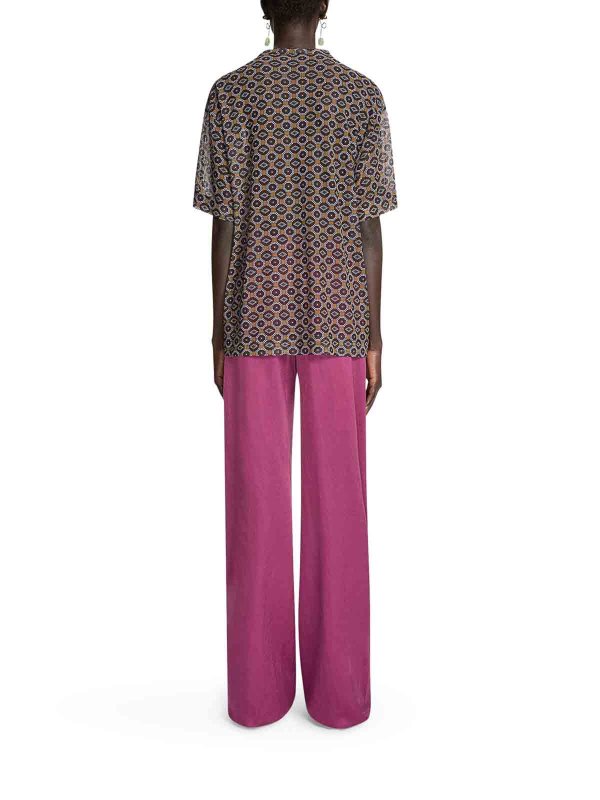 The Best Shops DRIES VAN NOTEN: t-shirt - T-shirt trasparente oversize