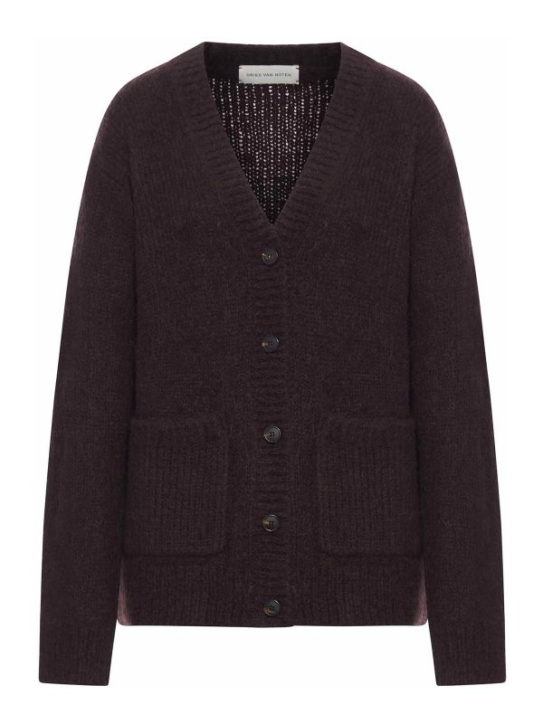 DRIES VAN NOTEN: cardigans - Alpaca Cardigan