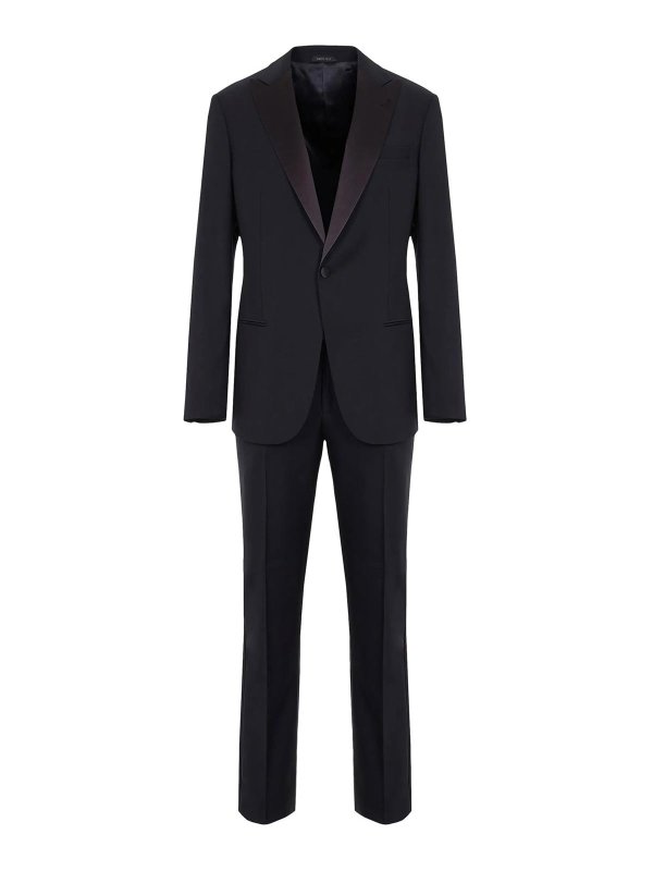 GIORGIO ARMANI: Costumes élégants - Costume De Cérémonie - Bleu