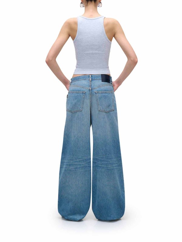 HAIKURE buy online フレアジーンズ - ブルー