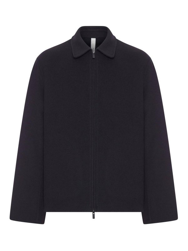 HEVO: giacche casual - Cappotto in Lana Verdemare
