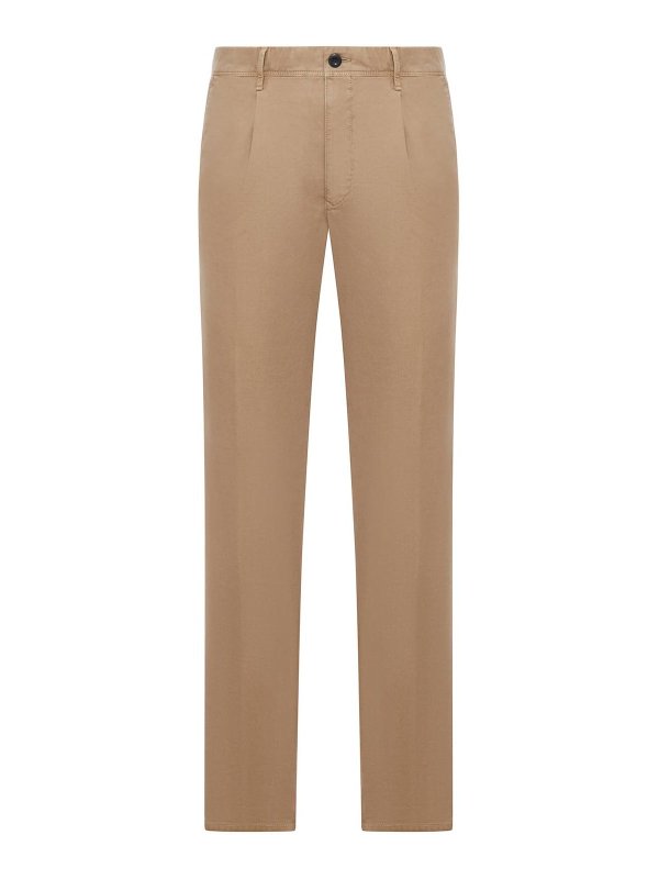 INCOTEX: casual trousers - Tailored Cotton Trousers
