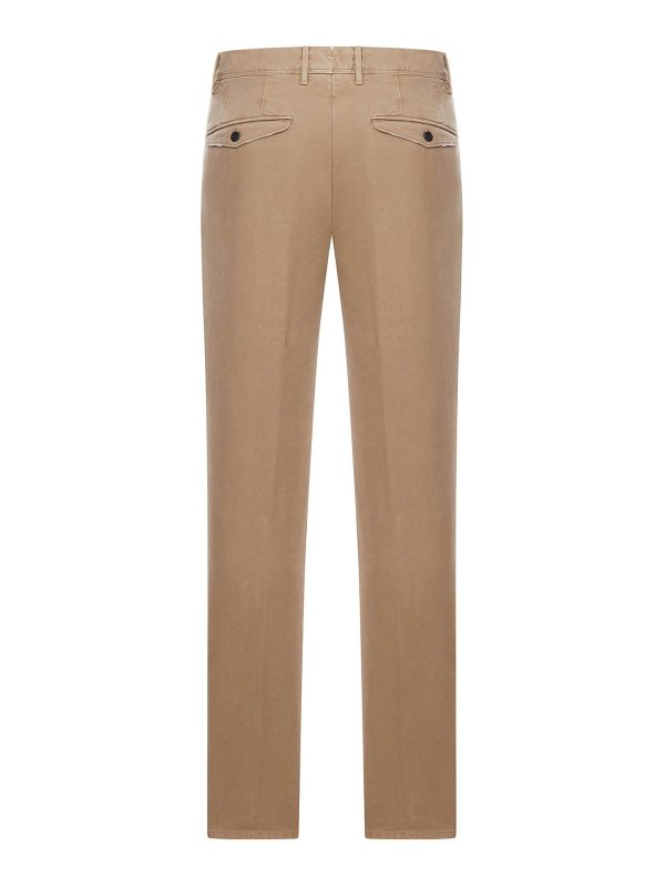 INCOTEX: casual trousers online - Tailored Cotton Trousers