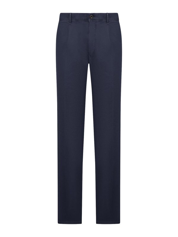 INCOTEX: casual trousers - Tailored Cotton Trousers