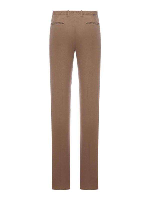INCOTEX: casual trousers online - Tailored Cotton Trousers