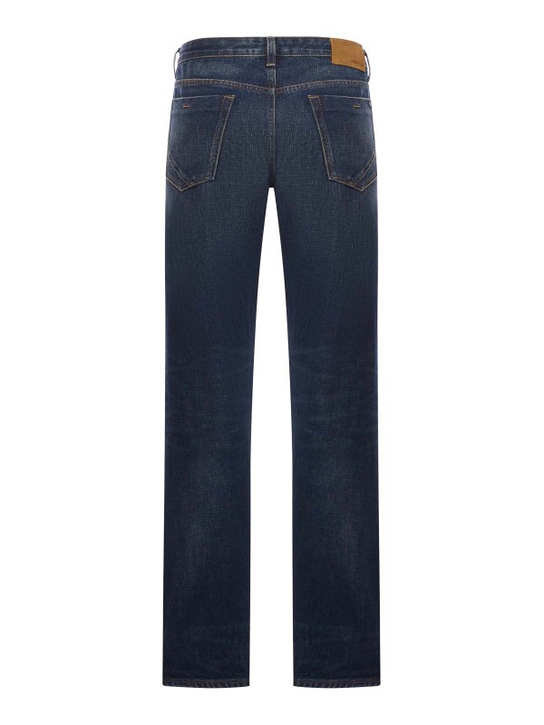 INCOTEX: jeans dritti, a sigaretta online - Jeans in denim di cotone