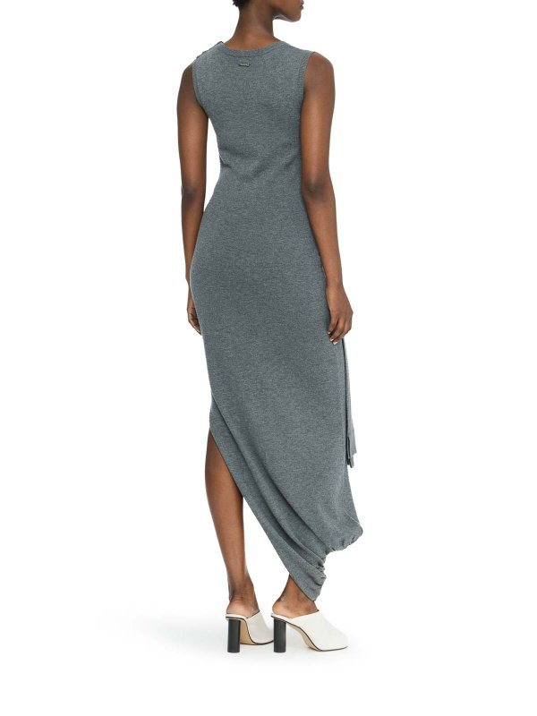 The Best Shops J.W. ANDERSON: maxi dresses - Tie Detail Sleeveless Dress