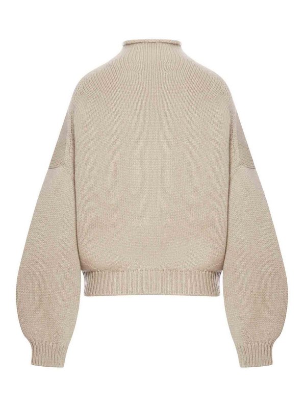 KHAITE: Strickpullover mit Rundhalsausschnitt online - Rundhalspullover - Nude
