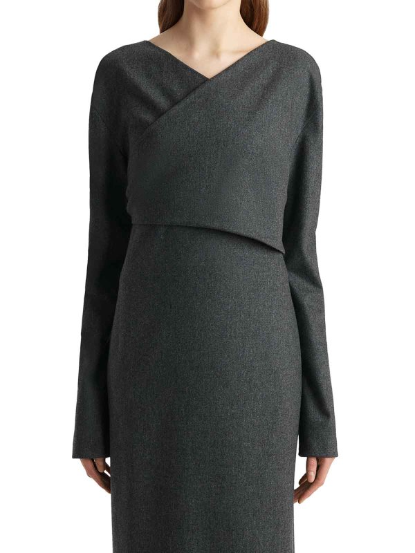 The Best Shops KHAITE: Vestidos largos - Vestido Largo - Gris