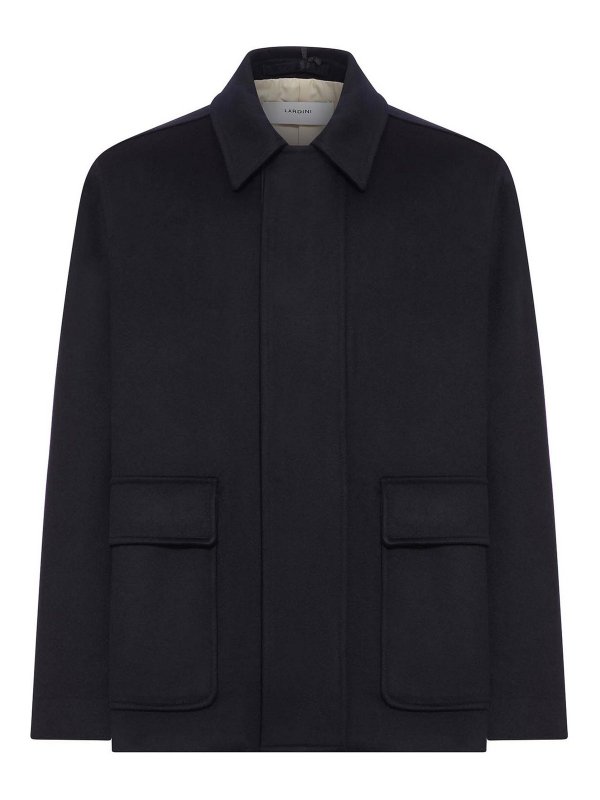 LARDINI: short coats - Cashmere Overshirt