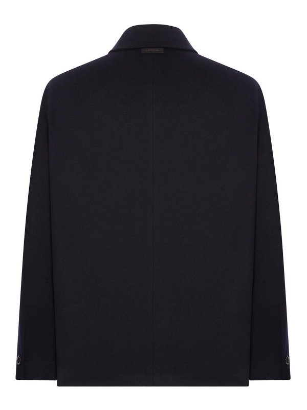 LARDINI: short coats online - Cashmere Overshirt