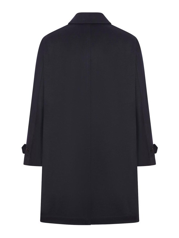 LARDINI: trench coats online - Single-Breasted Cashmere Coat
