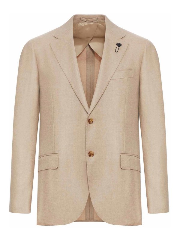 LARDINI: giacche blazer - Giacca Sartoriale Monopetto Sfoderata