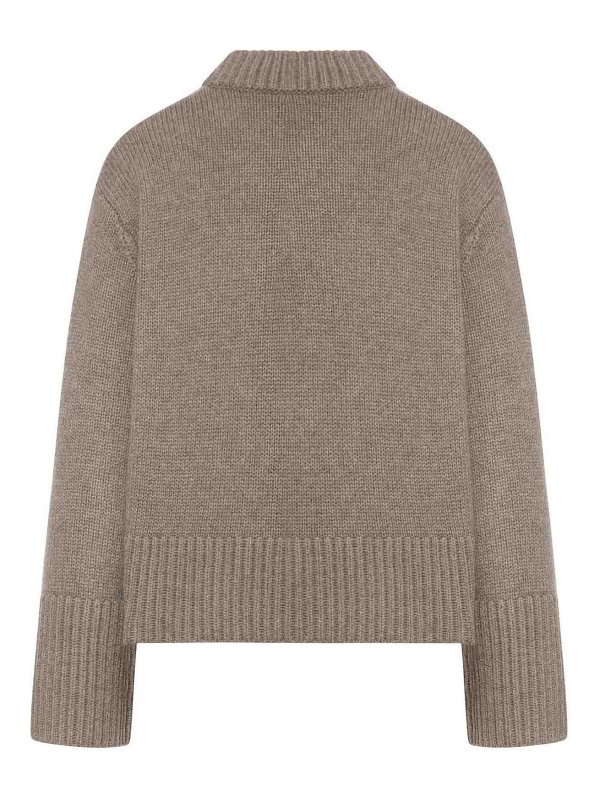 LISA YANG: Suéteres con cuello pico online - Suéter Cuello Redondo - Marrón