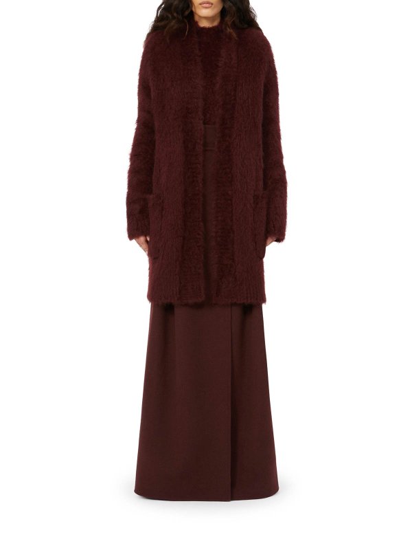 Max Mara: cardigans online - Mohair Yarn Cardigan