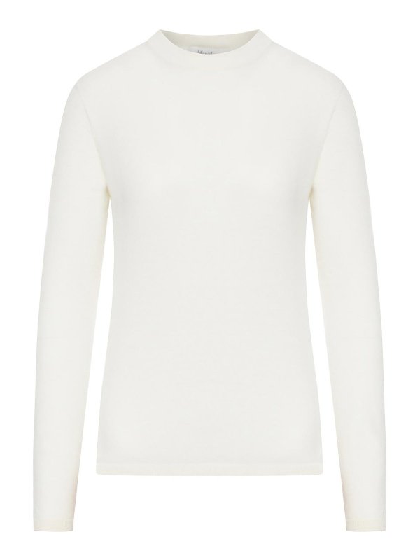 Max Mara: crew necks - Marica Sweater In Lightweight Cashmere Yarn