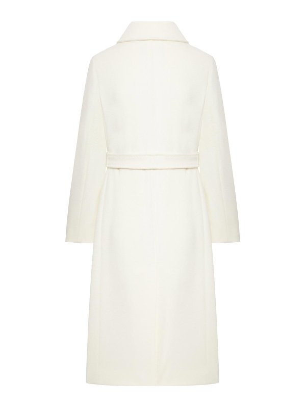 Max Mara: long coats online - Wool Robe Coat