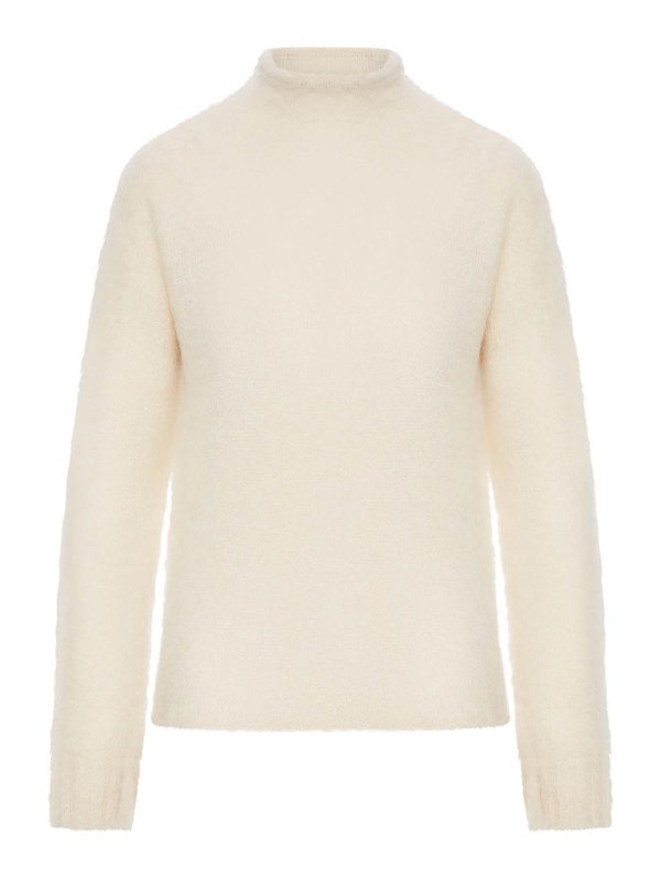 Max Mara: crew necks - Humble Mohair Knit Sweater