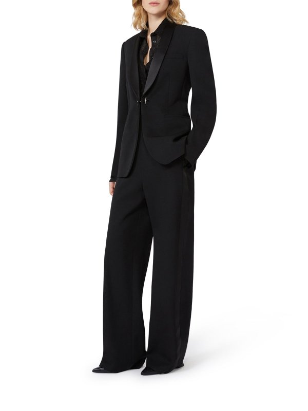 Max Mara: blazers online - Wool Gabardine Blazer