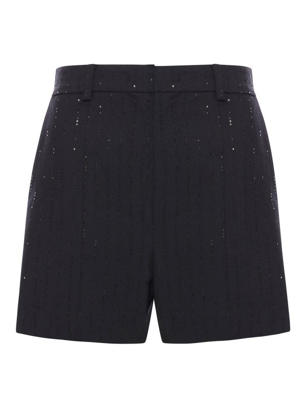 Max Mara: Shorts - Shorts - Negro